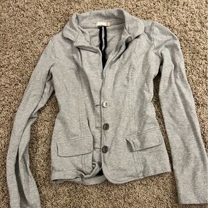 Guess Gray Cotton Blazer
